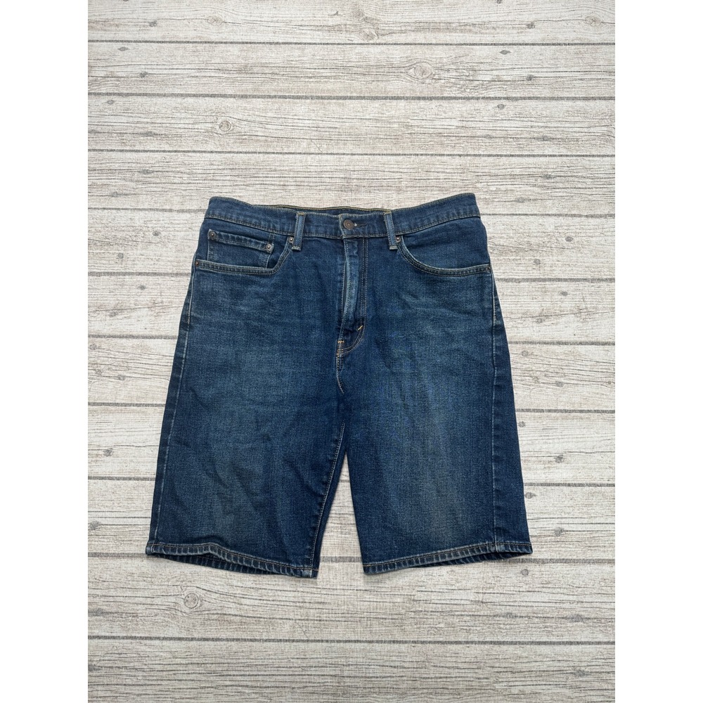 Levi's 541 Shorts Men's 34 Blue Dark Wash Athletic Fit Denim Medium Wash Summer